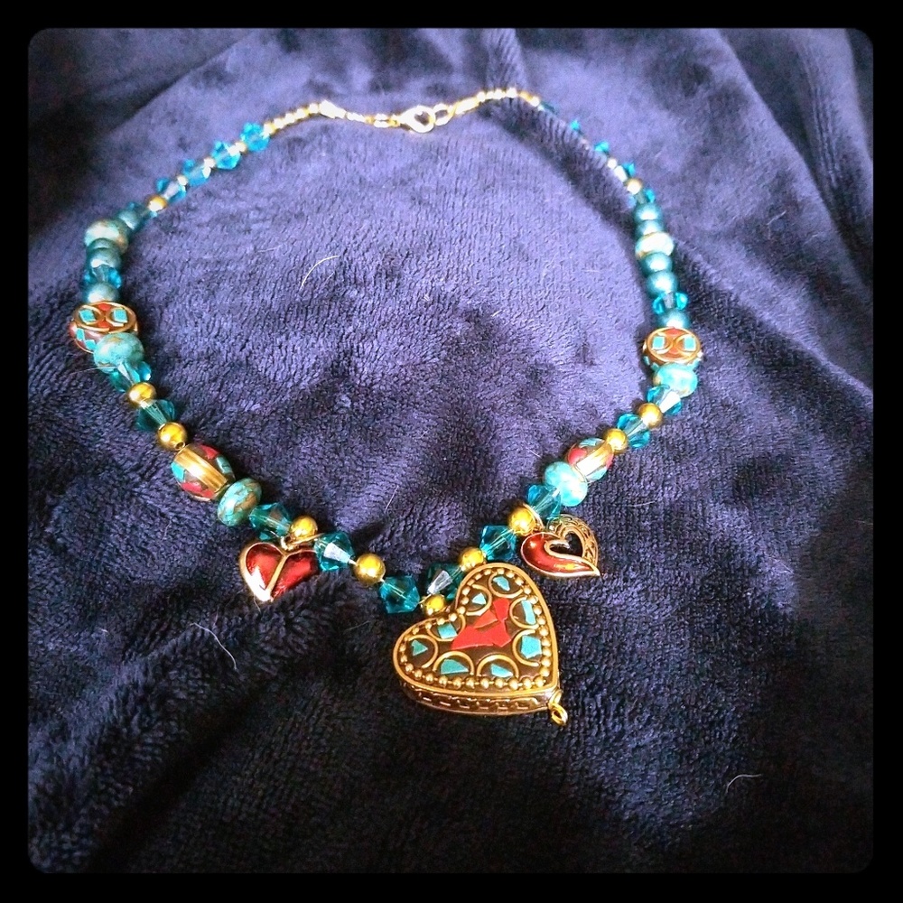 Exquisite Beaded handmade necklace